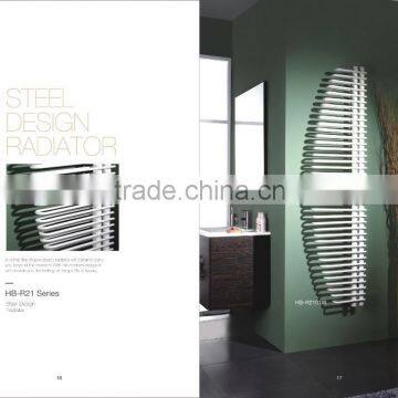 Steel Design Radiator HB-R21 Series,comb like shape design towel warmer ,room water heating radiator