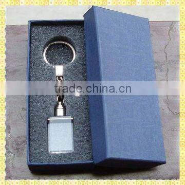 Factory Laser Engraving K9 Blank Crystal Keychain For New Year Gifts Items