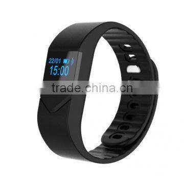 Lastest OLED smart bracelet with bluetooth and heart rate monitor
