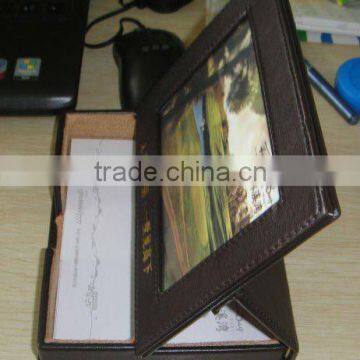 Leather Memo Pad Box ,Paper Memo Pad Packaging Box