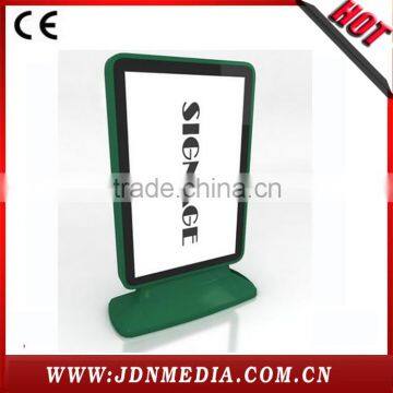 42 inch dual screen kiosk lcd display touch screen kiosk signage