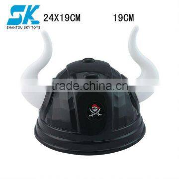 Ox Horn Cap Viking Helmet Pirate helmet Funny Children Toy Great Plastic Model Toys