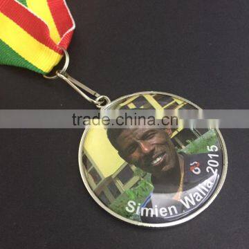 Domed Sticker Medal Zinc Alloy Gold 3D Metal Religious Medals /medallion