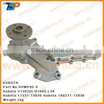 Aluminum KUBOTA WATER PUMP 17331-73030,1A0211-73030