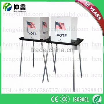 Corrugated Metal Voting Booth for Election