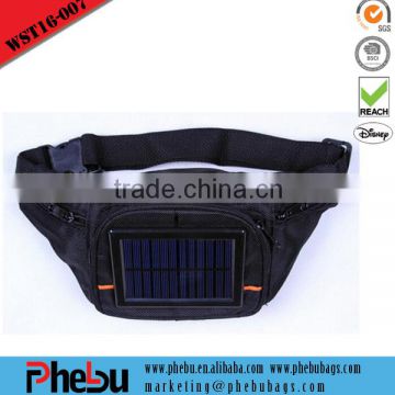 Special customized new nylon solar running belt waist bag(WST16-007)