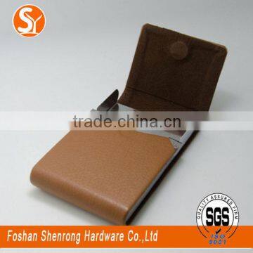 Vertical Leather Credit Card Case for Business Cards photo-5
