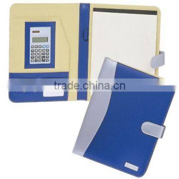 Spring gift A4 size leather portfolio, folder