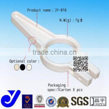 JY-A018|Plastic pipe connector for storage shelf assembly|Coated tube joint|Hole pipe clamp