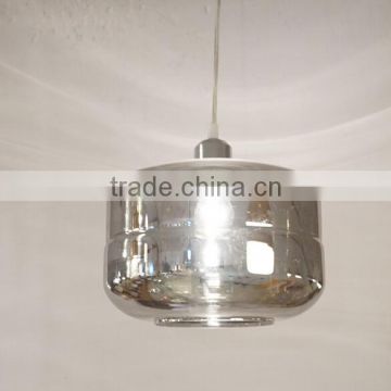 Glass Pendant Lights In Smoke Grey Color