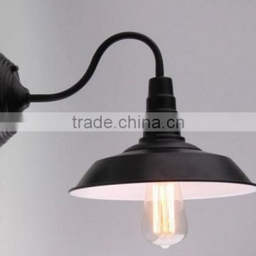 Industrial Metal Wall Lamps In Black