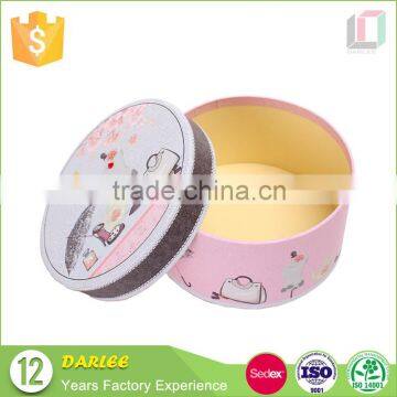 Professional OEM custom size printing round cylinder paper gift diy hat box