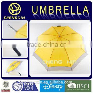 Yelllow Polyester Golf Umbrella