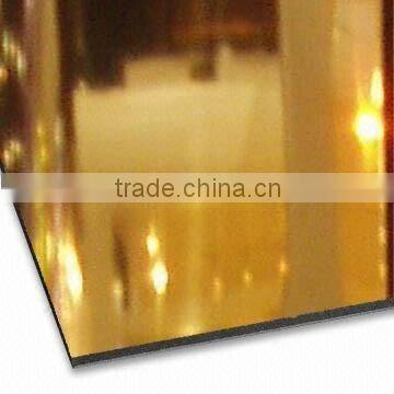 Mirror alubond Aluminum Composite Panel smooth surface