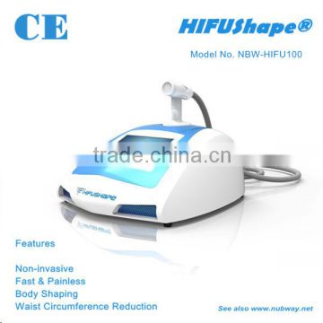 0.2-3.0J 2015 New Design Portable HIFUSHAPE Hifu Slimming High Intensity Focused Ultrasound Hifu Machine Skin Rejuvenation