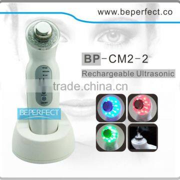 Home use colorful lights Ultrasonic skin care device