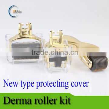 hot sale skin nurse system gold handle 192 titanium needles derma roller