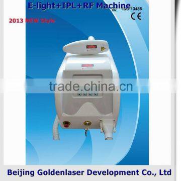 Remove Tiny Wrinkle 2013 Cheapest Price Beauty Equipment Medical E-light+IPL+RF Machine Elight Facial And Skin Beauty Device