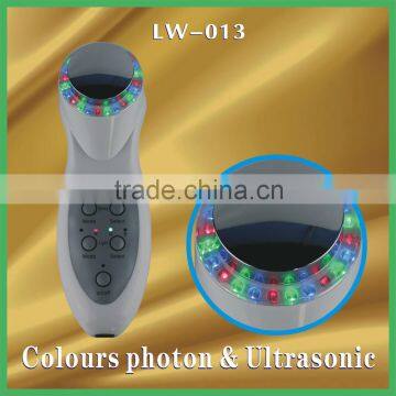 colour photo & ultrasonic beautiful skin instrument