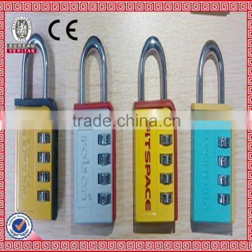 customized 4 digits combination resettable lock