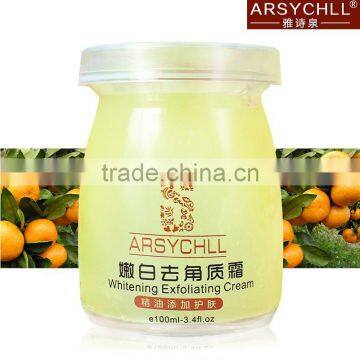 with lemon-oil & mint-oil delicate whitening Horniness face dead skin removal cream