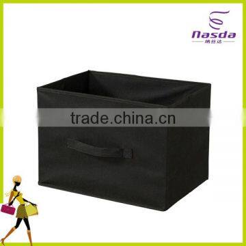 non woven fabric cube storage box with handle