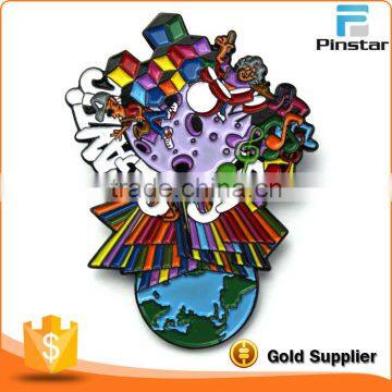 China Pinstar Factory Hot Selling Custom Logo Metal Grateful Dead Lapel Pin photo-2