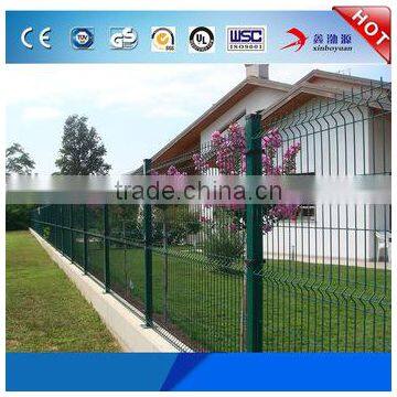 Useful Outdoor Triangular Fencing PVC Coated Galvanized Wire Mesh Fence For Barrier of Lawn photo-2