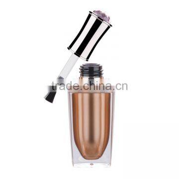 Acrylic Material Square Shape Nail Polish Bottle photo-2