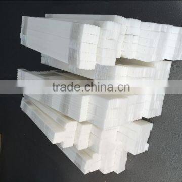 Pultrusion extrusion process High density PE hdpe wear strips with holes