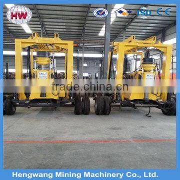 Small trailer borehole water well drilling rig for sale