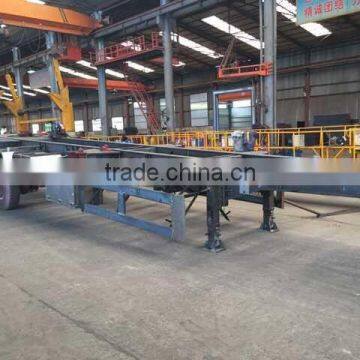 2016 Hot Sale CIMC 40ft 3 Axle Shipping Container Skeleton Frames Semi Trailer photo-3
