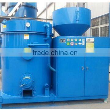 Low cost biomass wood/rice husk/straw pellet burner connect with steam boiler