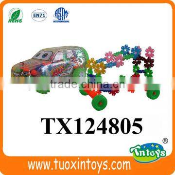 Plastic Snowflake Geometric Designs Building Blocks Toys Creative Puzzle Toys for Kids photo-6