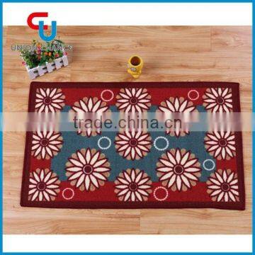 Best Flower Design Anti-slip Flooring Polyester Folding Mat