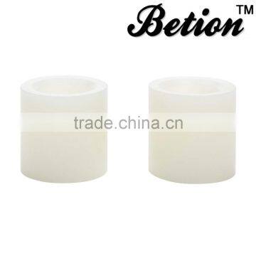 Flameless Mini Wax Pillar Candle Home Decorative Led Flickering Paraffin Candles Set of 2 2''x2'' photo-2