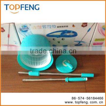 Housekeeping Super Mop Hand Pressure Rotating Mop Magic Mop With 3 Mopheads Dust Mop for Home Office Dorm photo-2