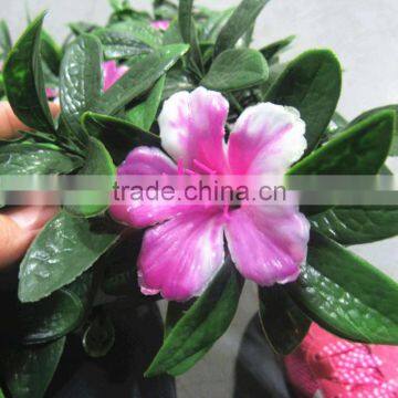 SJ04001008 Grass Mat With Plastic Flower for Garden Wall Decoration photo-5