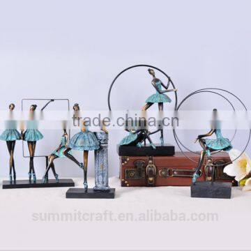 Home Decoration Items Resin Bronze Ballerina Sculpture photo-6