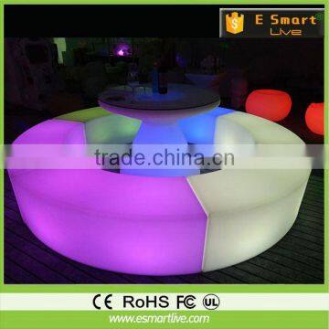 16 colors changing plastic lighting furniture led furniture