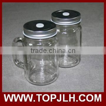 Wide Mouth With Lid Drinking Water Mason Jar photo-2