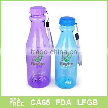 2015 alibaba bestselling 500ml750ml Single wall milk water bottle