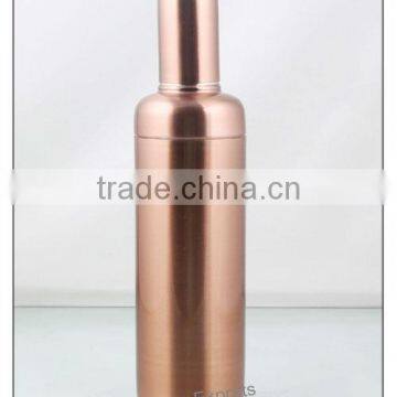 Stainless Steel Vodka Cocktail Shaker with Copper Finish