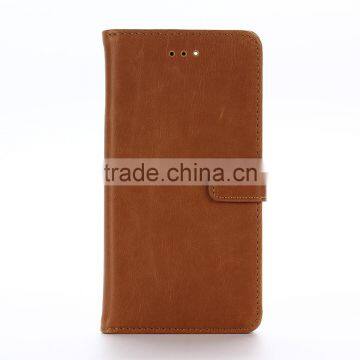 High Quality Crazy-horse PU Card Bumper/pocket Cell Phone Case for Fujitsu photo-5