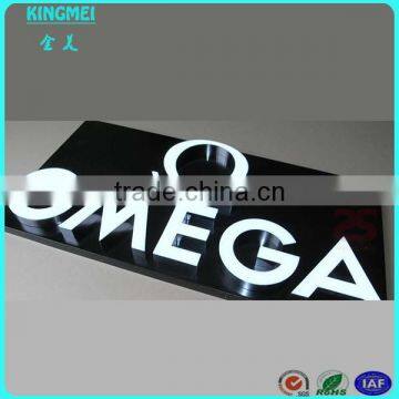 KM-HP43 Custom Made Solid Colored LED Luminance Resin,acrylic Led Channel Letter Sign photo-5