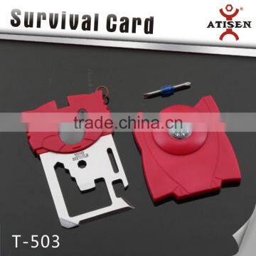 New Design Army Multi Tool Survival Card With Compass photo-3