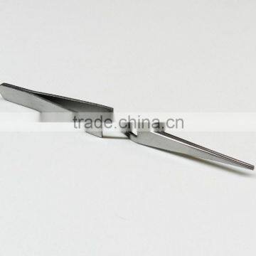 Stainless Steel Fine Point Tip Eyelash Extension Tweezers photo-3