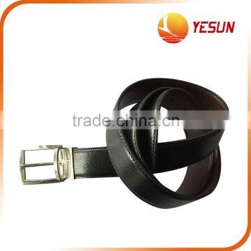 Stable performance factory directly handmade pu leather belt revisble mens belt