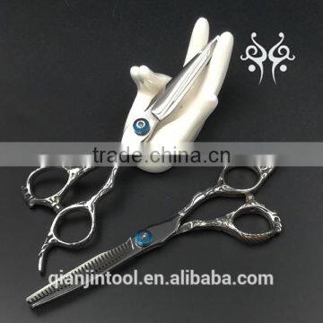 QJ-S12 Sword Blade Hair Scissors Professional Scisssors Set With Engraved Handle photo-2