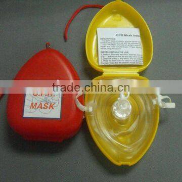 Topmedi hot sales first aid product hard packing CPR mask